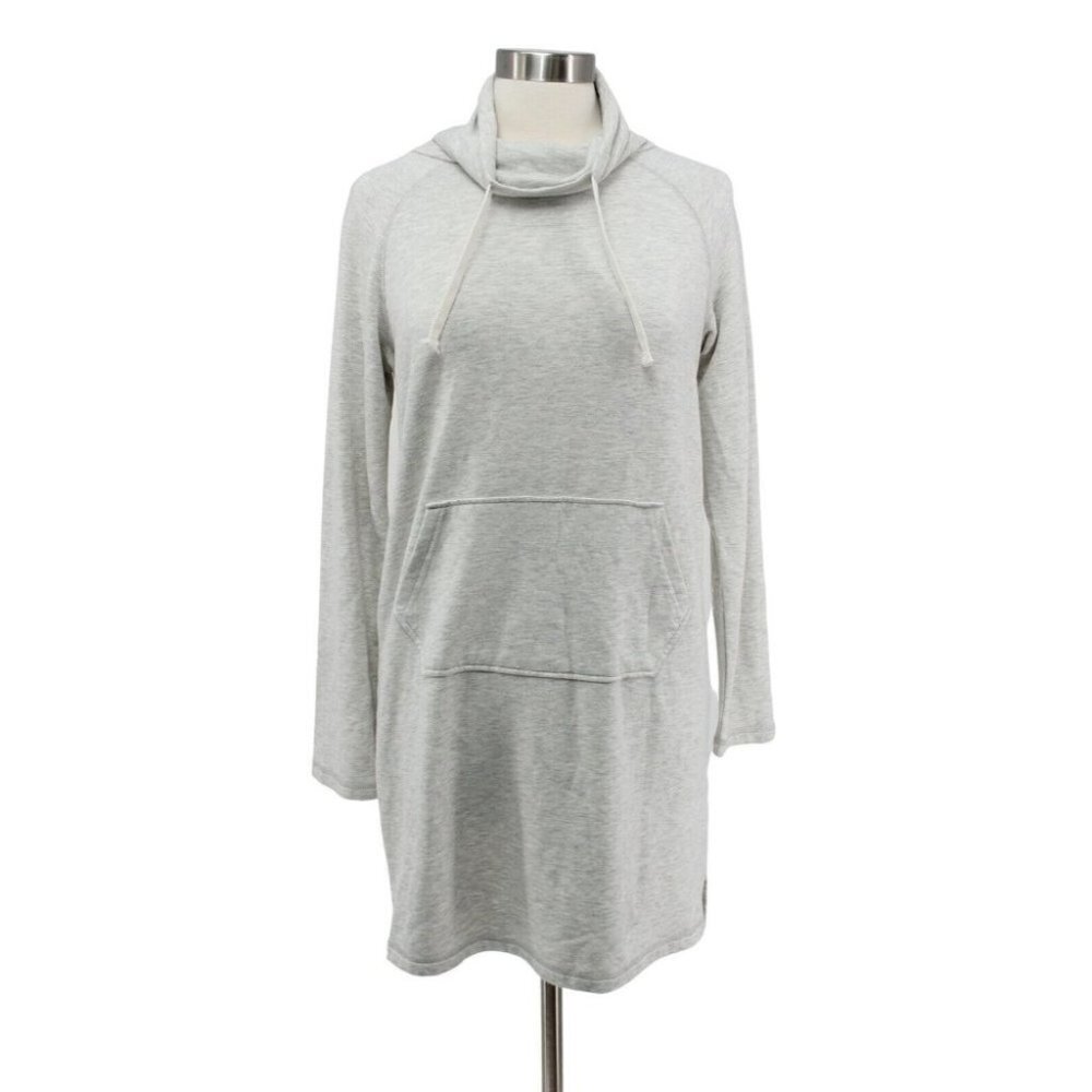 Altar'd State Heather Gray Fleece Kangaroo Pocket Tunic Sweatshirt Dress Size XS